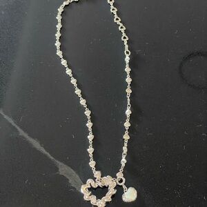 Silver Opal Necklace
